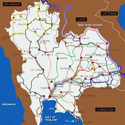 タイのレンタカー走行地図…クリックして下さい